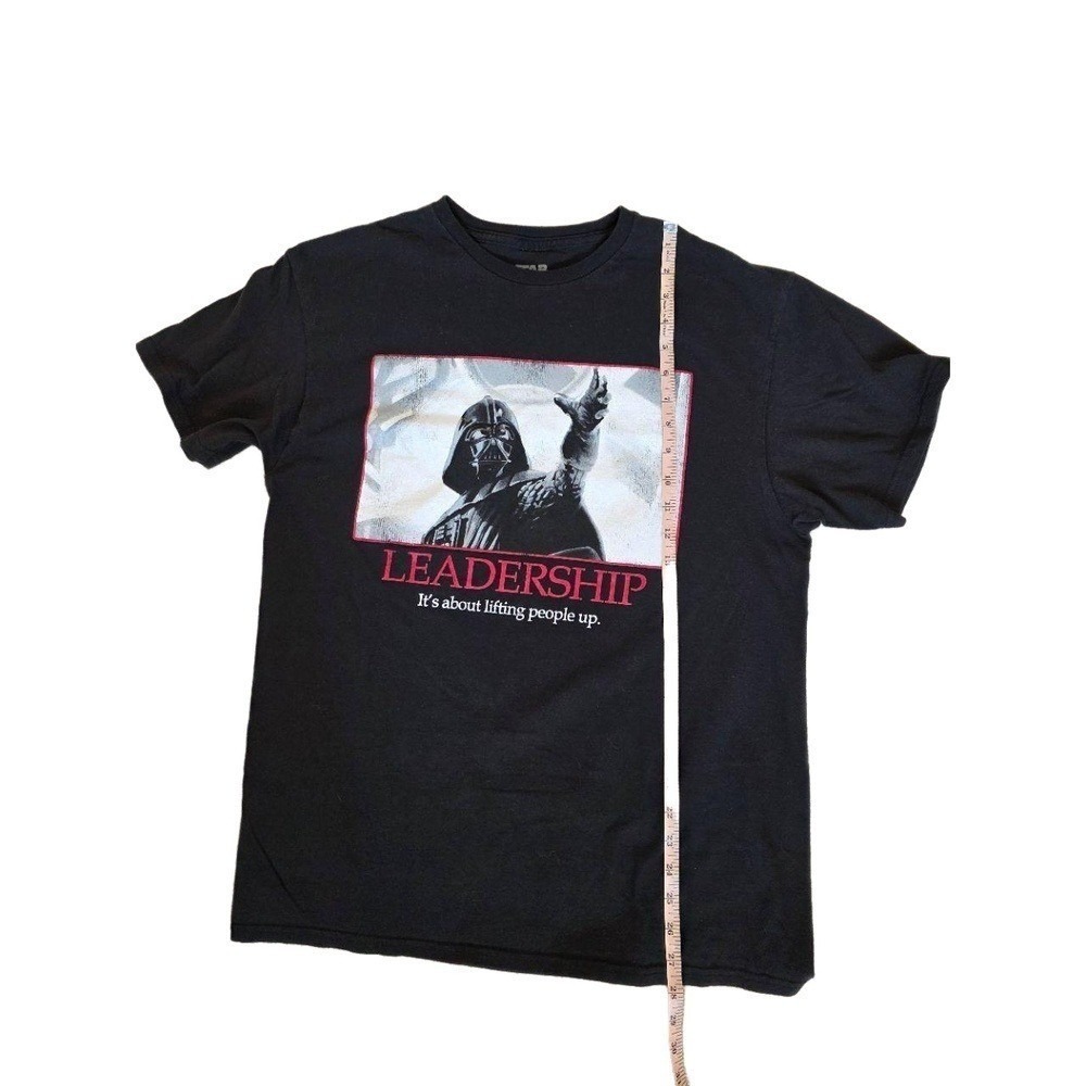 Star Wars Black Short Sleeves‎ Graphic Print Text Quote Casual Tee Shirt Large - Picture 7 of 10